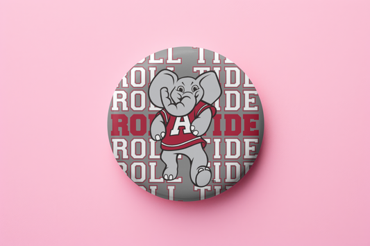 Roll Tide w Big AL Gameday Button